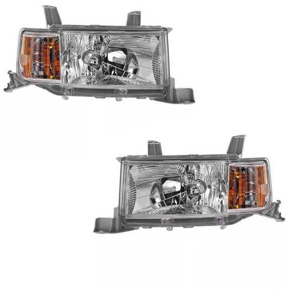 For 04-06 Scion XB Halogen Headlight Headlamp Head Light Lamp w/o Bulb PAIR SET