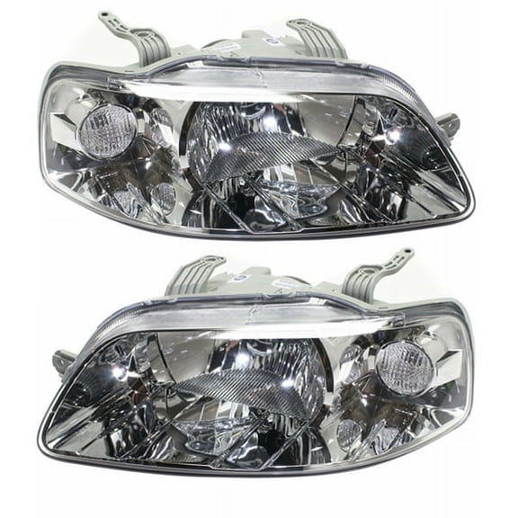 For 04-07 Aveo & 06-08 Aveo5 Front Halogen Headlight Headlamp w/o Bulb PAIR SET