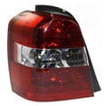 thumbnail image 1 of CAPA For 2004-2007 Highlander Rear Left Tail Lights Red & Clear Plastic, 1 of 1