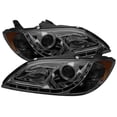 thumbnail image 1 of For 04-08 Mazda 3 4dr Sonar DRL LED Projector Headlights (Smoke) YD-PRO-M304-DRL-SM, 1 of 2