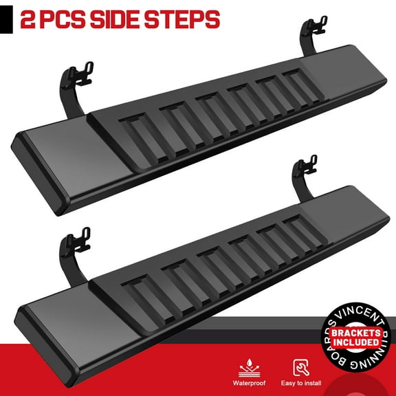 For 04-14 Ford F150 Regular Cab 6" Running Board Side Step Nerf Bar Black H
