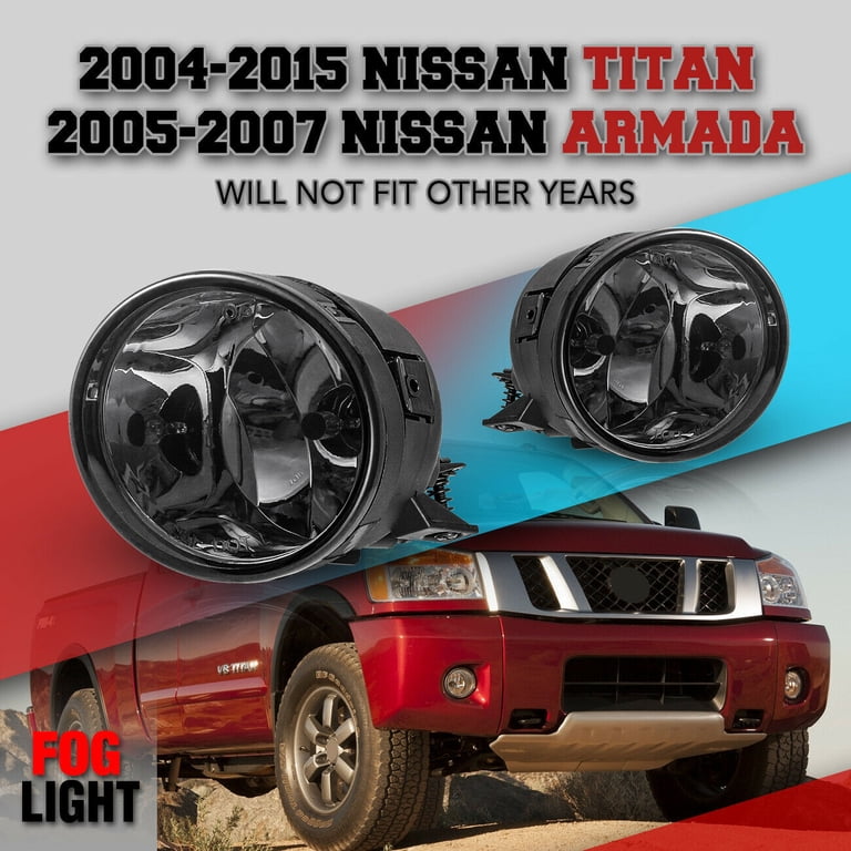 For 16-19 Nissan Titan/XD Front Bumper Driving Lamp+Wiring+Switch For 16-19 Nissan Titan/XD Front Bumper Driving Lamp+Wiring+Switch