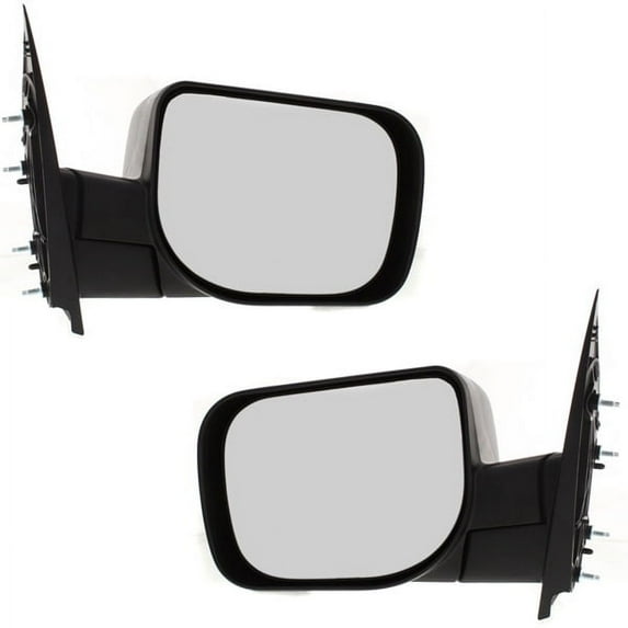 For 04-15 Titan S & XE Pickup Truck Rear View Non-Towing Mirror Manual PAIR SET