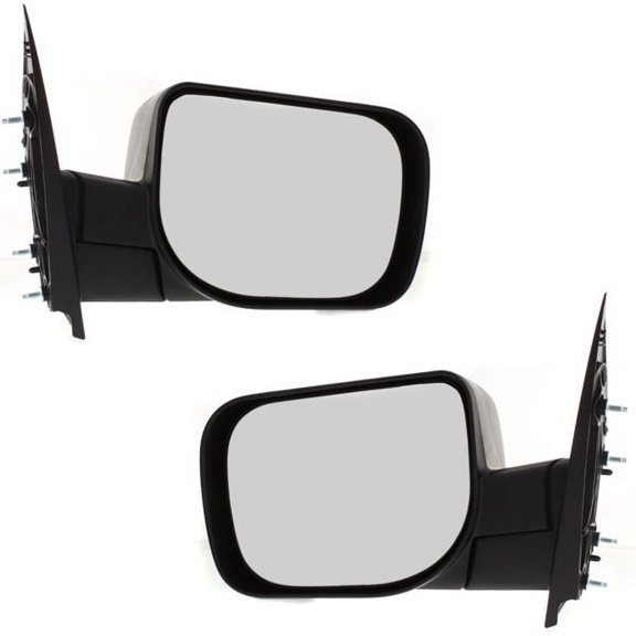 For 04-15 Titan S & XE Pickup Truck Rear View Non-Towing Mirror Manual PAIR SET