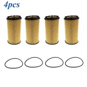 For 04-19 Audi VW Bentley Flying 6.0L Engine Oil Filter 07C115562E pack of 4