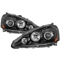 thumbnail image 1 of For 05-06 Acura RSX RS-X TD CCFL Halo Projector Headlights (Black) TD-PRO-JH-ARSX05-HL-BK, 1 of 4