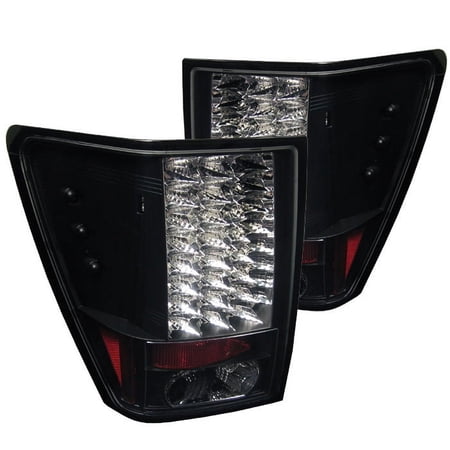 For 05-06 Jeep Grand Cherokee Sonar LED Tail Lights (Black) YD-ALT-JGC05-LED-BK