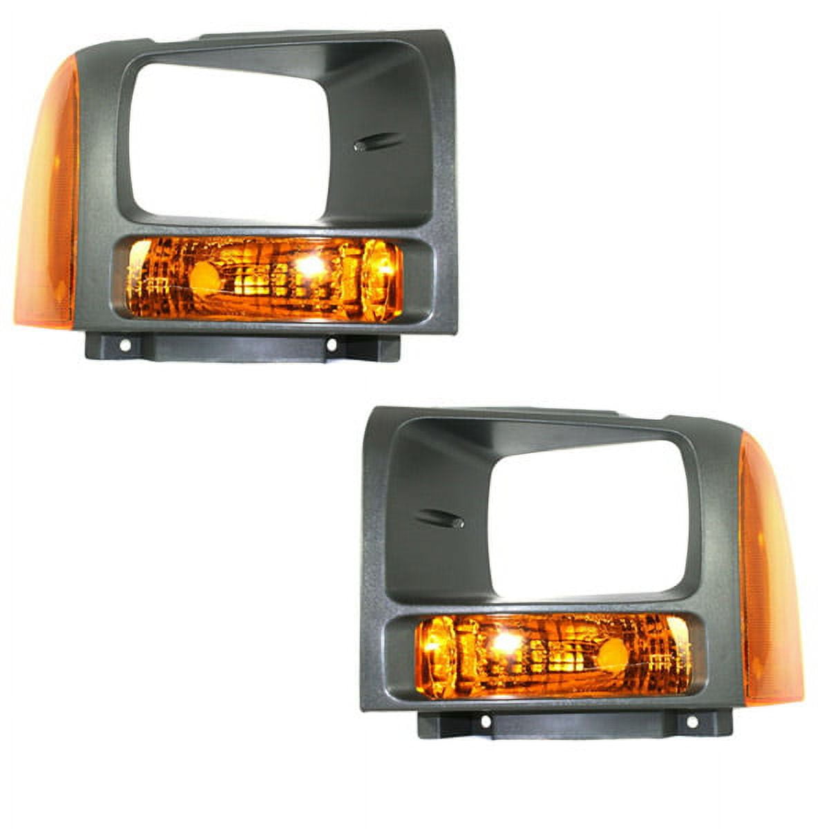 Driver Side Corner Turn Signal & Park Light Assembly For 1987-1991 Ford Bronco & F-Series (F150, F250, F350)