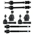 thumbnail image 1 of For 05-09 Dakota 06-09 Raider 2WD 8pcs Front Ball Joints Sway Bars Tie Rods Kit, 1 of 5