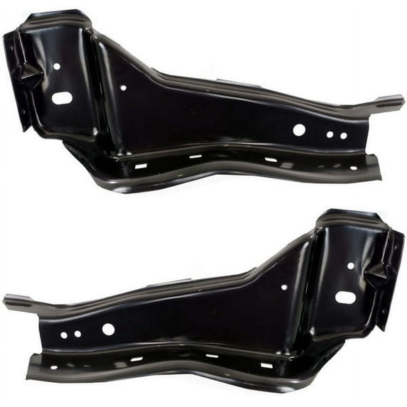 For 05-10 Grand Cherokee Front Fender Brace Support Bracket Black Steel SET PAIR