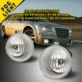 thumbnail image 1 of For 05-10 Jeep Grand Cherokee Chrysler 300 Dodge Fog Lights Clear Lens Lamp Pair, 1 of 10