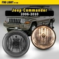 thumbnail image 1 of For 05-10 Jeep Grand Cherokee Chrysler 300 Dodge Fog Lights Smoke Lens Lamp Pair, 1 of 7