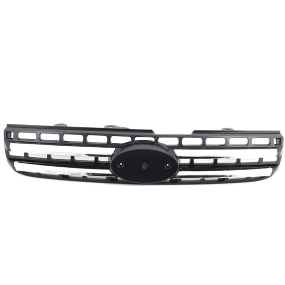 For 05-10 Sportage 2.0L/2.7L Front Grill Grille Assembly Black w/Chrome Molding