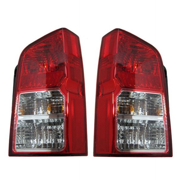 For 05-12 Pathfinder Taillight Taillamp Rear Outer Brake Light w/Bulb SET PAIR