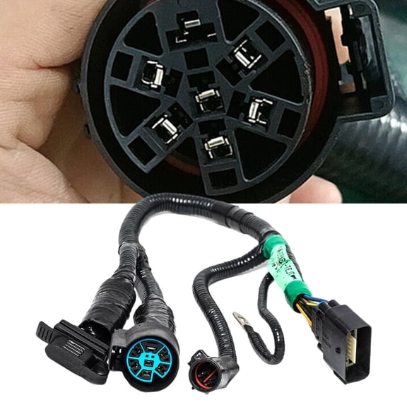 For 05 thru 08 F-150 Ford Trailer Tow Hitch Wiring Connector Plug Harness 7-Pin