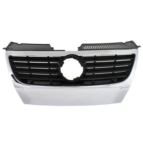 For 06-10 Passat Front Grille Assembly Chrome Surround w/Park Distance Control