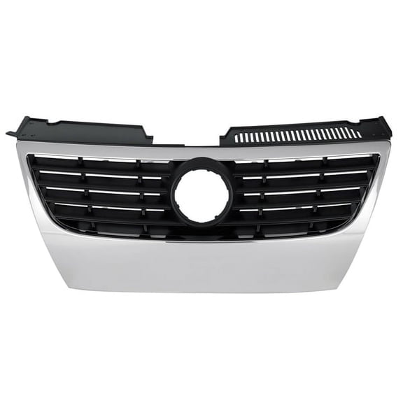For 06-10 Passat Front Grille Assembly w/o Park assist w/o Chrome Insert Molding