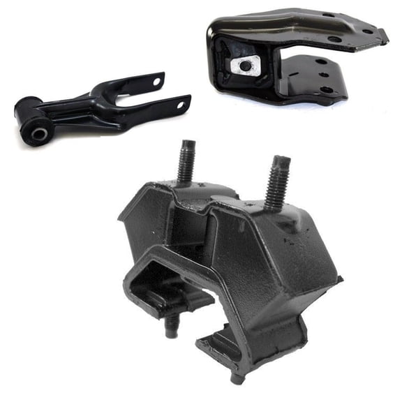 For 06-11 Chevrolet Impala Monte Carlo 3.5L Auto Engine Motor and Transmission Mount 5263 5372 2818 Set 3PCS 06 07 08 09 10