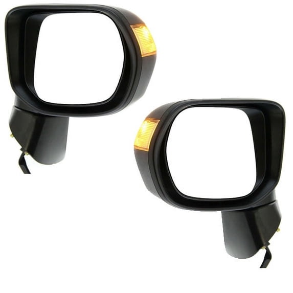 For 06-11 Civic Hybrid Sedan Rear View Door Mirror Power w/Turn Signal PAIR SET