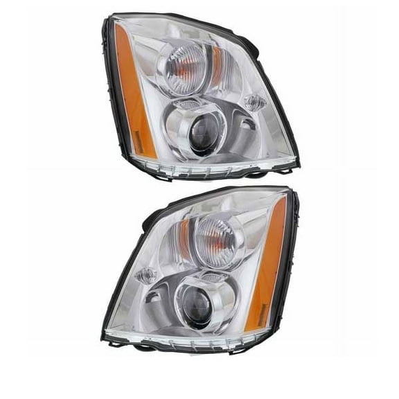 For 06-11 DTS Front HID Xenon Headlight Headlamp w/o Bulb & Ballast 2Pc SET PAIR
