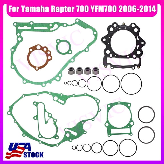 For 06-14 Yamaha Raptor 700 Bottom End Motor Engine Cases Gasket Kit Set