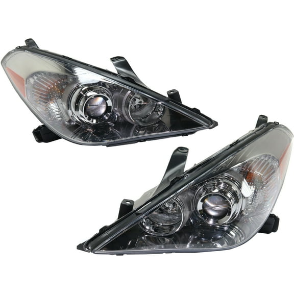 For 07-08 Solara Front Halogen Headlight Headlamp Head Light w/Bulb SET PAIR