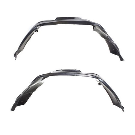 For 07-10 Compass Front Splash Shield Inner Fender Liner Panel Plastic SET PAIR