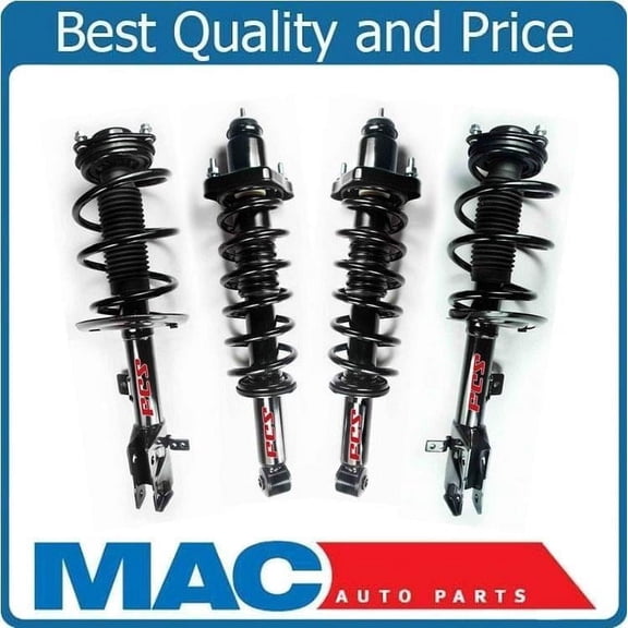 For 07-10 Compass Patriot AWD 4x4 2.4L F & R Coil Spring Strut Assembly's 4Pc