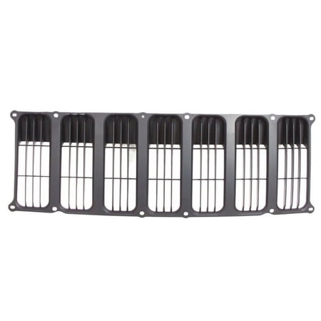 For 07-10 Patriot 2.0/2.4L Front Face Bar Grille Insert Assembly Black Plastic