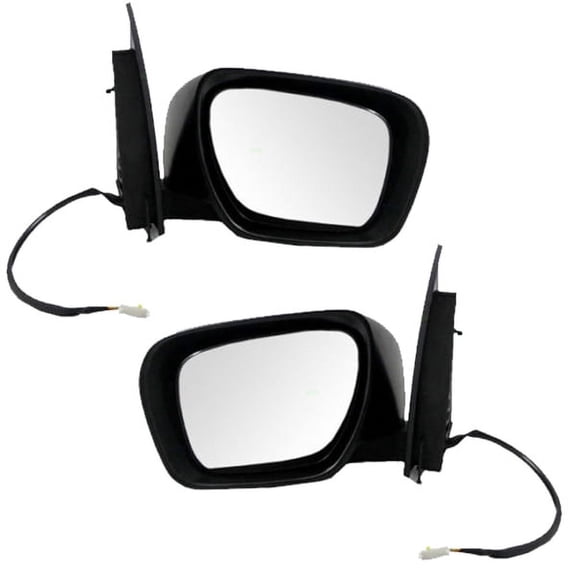 For 07-12 CX-7 Rear View Mirror Power Non-Heated Manual Fold w/o Signal PAIR SET