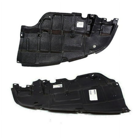 For 09-12 ES-350 Front Engine Splash Shield Under Cover Undercar LH+RH SET PAIR