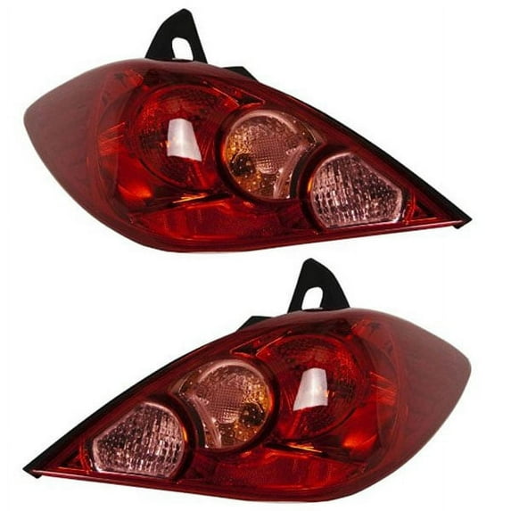 For 07-12 Versa Hatchback Taillight Taillamp Rear Brake Light Tail Lamp SET PAIR