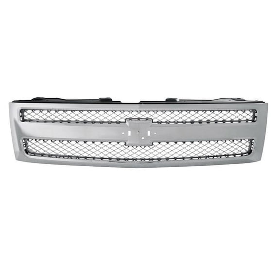 For 07-13 Chevy Silverado 1500 Pickup Truck Front Grill Grille Assembly Chrome