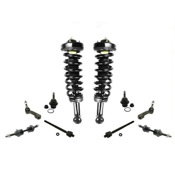 For 07-13 Ford Expedition With Passive Suspension Only F Coil Spring Struts 10pc