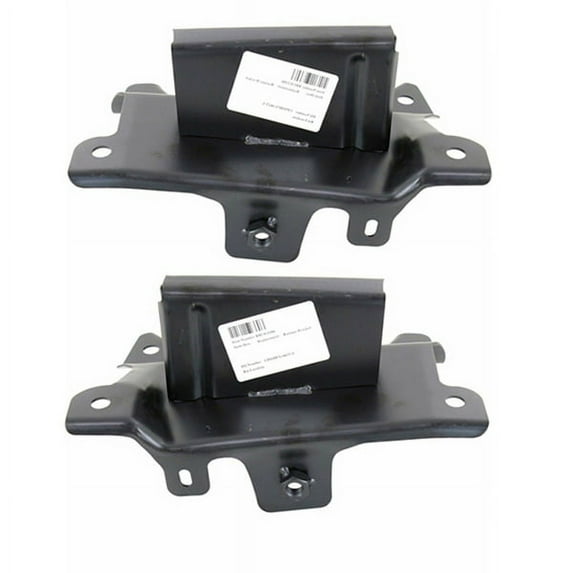 For 07-13 Silverado 1500 Front Bumper Outer Retainer Mounting Bracket SET PAIR