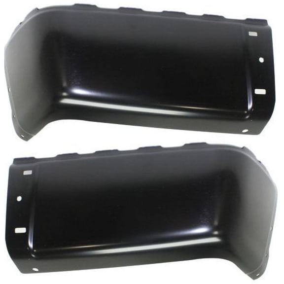 For 07-14 Silverado Sierra Rear Bumper Extension End Cap Left & Right PAIR SET