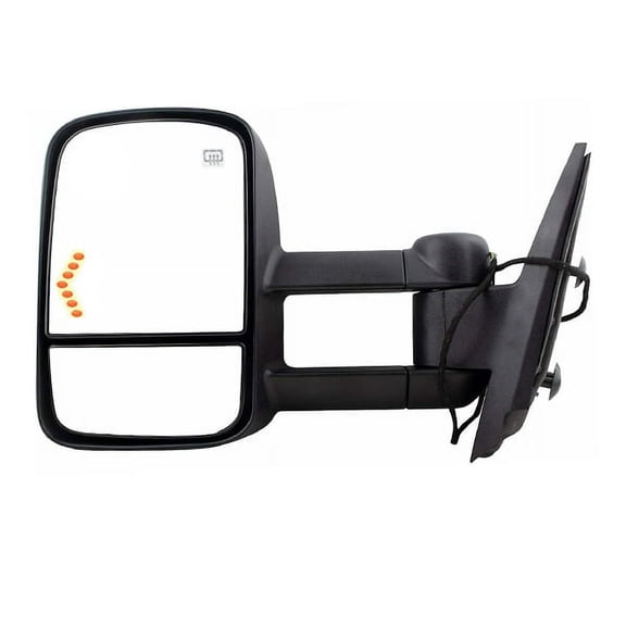 For 07-14 Suburban Power Heated Tow Mirror w/Signal Manual Telescopic Left Side