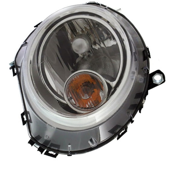 For 07-15 Cooper Front Headlight Headlamp Head Light Lamp with Bulb Driver Side