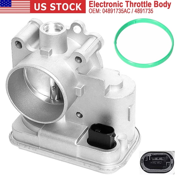 For 07-16 Jeep Dodge Chrysler Throttle Body Assembly Compass Caliber 04891735AC