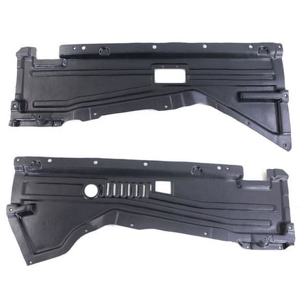 For 07-18 BMW X5, X6 Engine Splash Shield Under Cover Guard Left Right PAIR SET