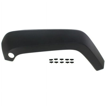 For 07-18 Wrangler Front Fender Flare Wheel Opening Molding Trim Arch Left Side