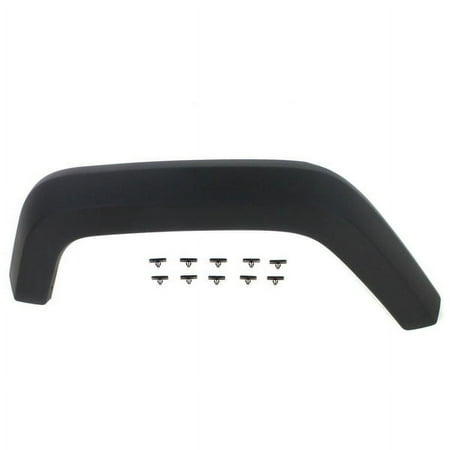 CAPA For 07-18 Wrangler Rear Fender Flare Wheel Opening Molding Trim Right Side