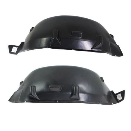For 07-18 Wrangler Rear Splash Shield Inner Fender Liner Panel Plastic SET PAIR