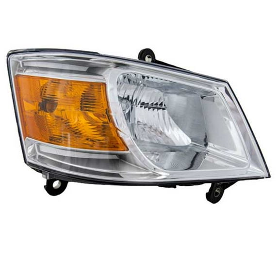 For 08 09 10 Grand Caravan Headlight Headlamp Front Head Light w/Bulb Right Side