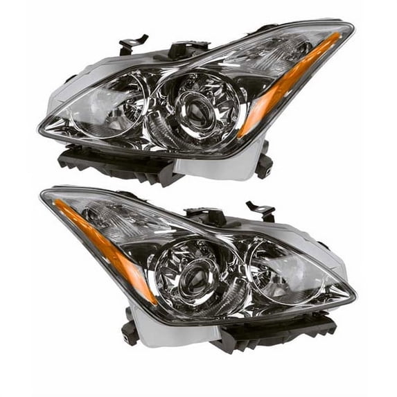 For 08-10 G37 HID Xenon Headlight Headlamp Head Light w/Bulb & Ballast SET PAIR