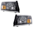 thumbnail image 1 of For 08-11 Dakota Truck Headlight Headlamp w/Black Bezel Head Light Lamp SET PAIR, 1 of 5