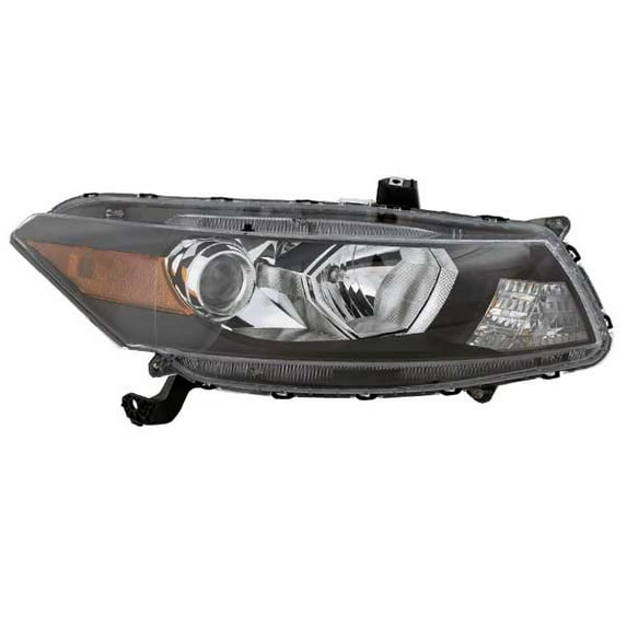For 08-12 Accord Coupe Headlight Headlamp with Smooth Contour Signal Right Side