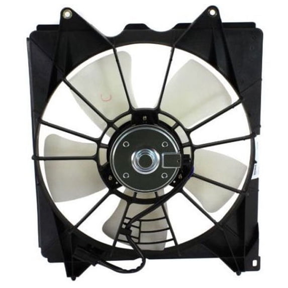For 08-12 Accord (DENSO) Radiator Engine Cooling Fan Motor Assembly Shroud