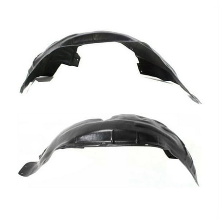 For 08-12 Liberty Front Splash Shield Inner Fender Liner Panel Plastic SET PAIR