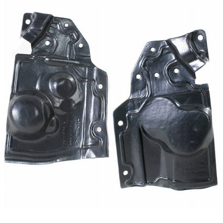 For 08-12 Rogue Front Engine Splash Shield Under Car Guard Left & Right SET PAIR